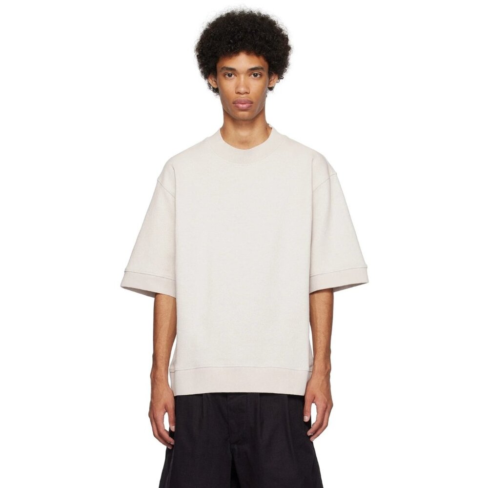 Men's Beige Short Sleeve Tee